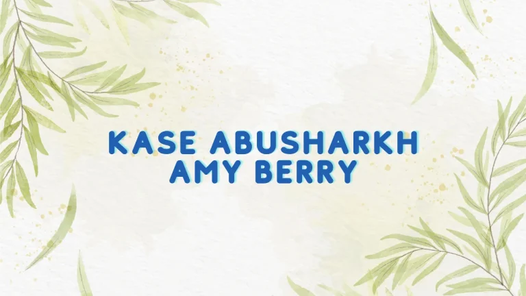 Kase Abusharkh Amy Berry: The Artistic Journey